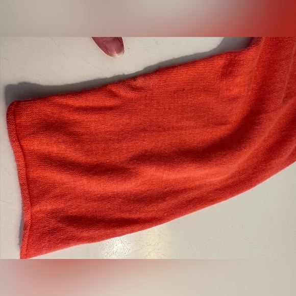 NIC + ZOE Plus Sized Cardigan Sweater Coral Pink Orange Ling Open Front Ribbed - Picture 10 of 11